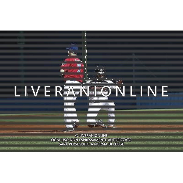 Baseball Italian League gara 3 Pirati Rimini vs T\'A San Marino 05/09/2017 nella foto: Vasquez Williams ©Claudio Zamagni/Agenzia Aldo Liverani 