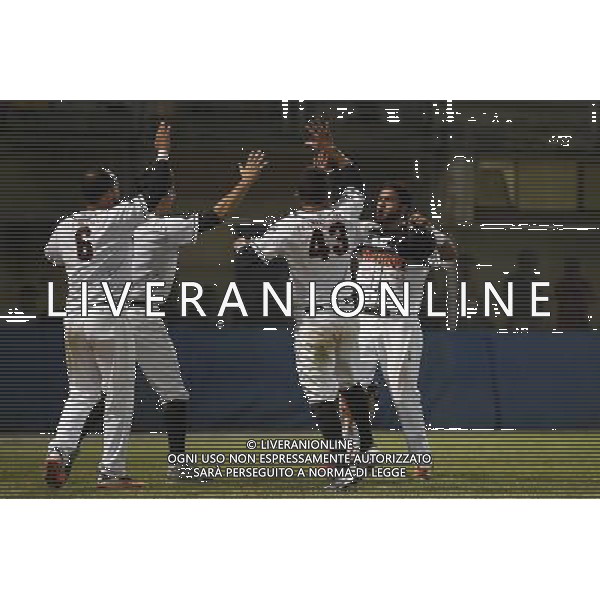 Baseball Italian League gara 3 Pirati Rimini vs T\'A San Marino 05/09/2017 nella foto: esultanza Vasquez Williams Pirati Rimini ©Claudio Zamagni/Agenzia Aldo Liverani 