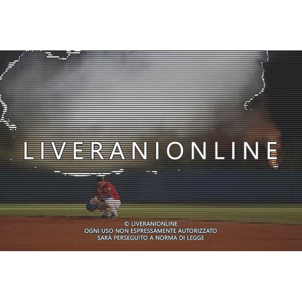 Baseball Italian League gara 3 Pirati Rimini vs T\'A San Marino 05/09/2017 nella foto: delusione Ferrini T\'A San Marino ©Claudio Zamagni/Agenzia Aldo Liverani 