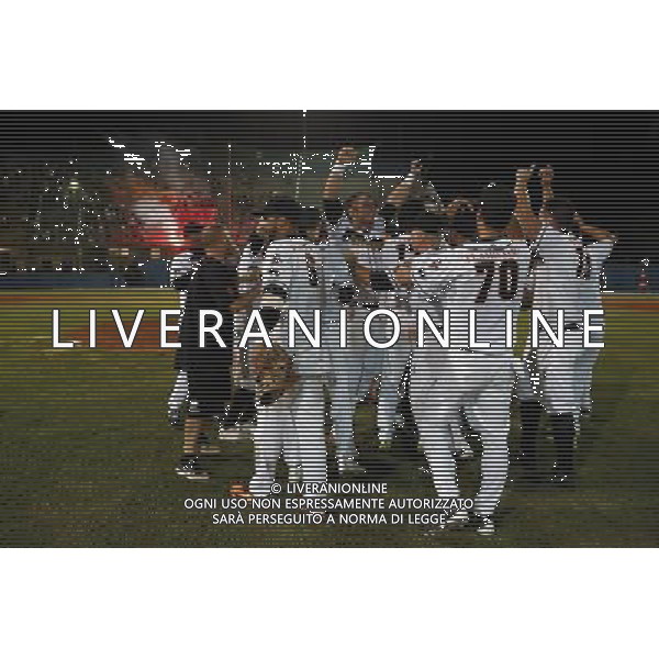 Baseball Italian League gara 3 Pirati Rimini vs T\'A San Marino 05/09/2017 nella foto: esultanza pirati rimini ©Claudio Zamagni/Agenzia Aldo Liverani 