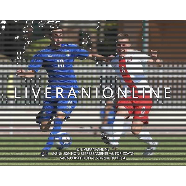 Under 20 Elite League 2017/2018 Imola (BO) - 05.09.2017 Italia-Polonia Nella Foto:Gaetano Castrovilli - Maciej Ambrosiewicz /Ph.Vitez-Ag. Aldo Liverani