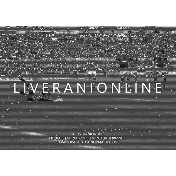 11-10-1980 QUALIFICAZIONI MONDIALI LUSSEMBURGO ITALIA 0-2 NELLA FOTO GOAL ROBERTO BETTEGA AG ALDO LIVERANI SAS