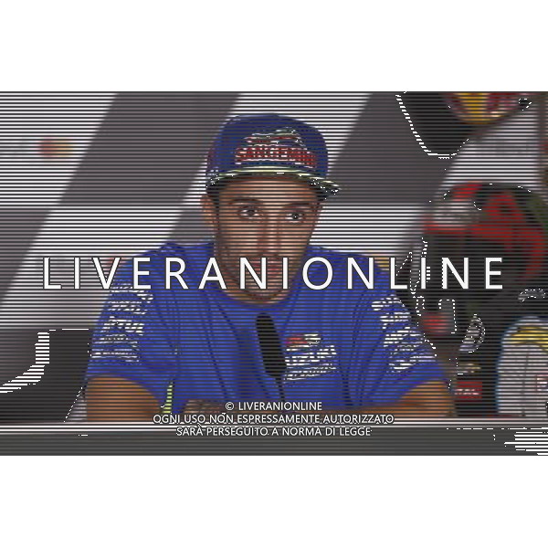 Motomondiale Gran Premio Tribul Mastercard di San Marino e della Riviera di Rimini 07/09/2017 nella foto: Iannone Andrea (Suzuki Ecstar) ©Claudio Zamagni/Agenzia Aldo Liverani Iannone Andrea (Suzuki Ecstar) during MotoGP Tribul Mastercard of San Marino on September 07, 2017 at Misano World Circuit Marco Simoncelli Misano Adriatico Italy photo credit by Claudio Zamagni/Aldo Liverani Photo Agency 