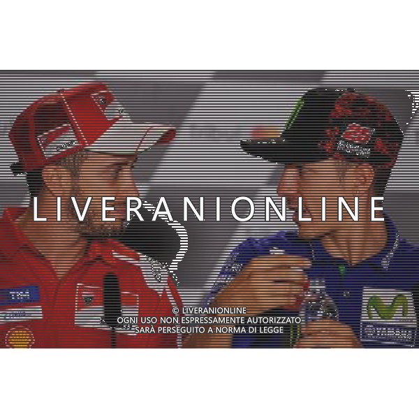 07.09.2017. Misano World Circuit, Misano, Italia.Andrea Dovizioso e Maverick Vinales. FOTO G.PIAZZOLLA-AG ALDO LIVERANI SAS
