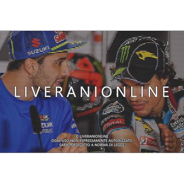 07.09.2017. Misano World Circuit, Misano, Italia.Andrea Iannone e Franco Morbidelli FOTO G.PIAZZOLLA-AG ALDO LIVERANI SAS