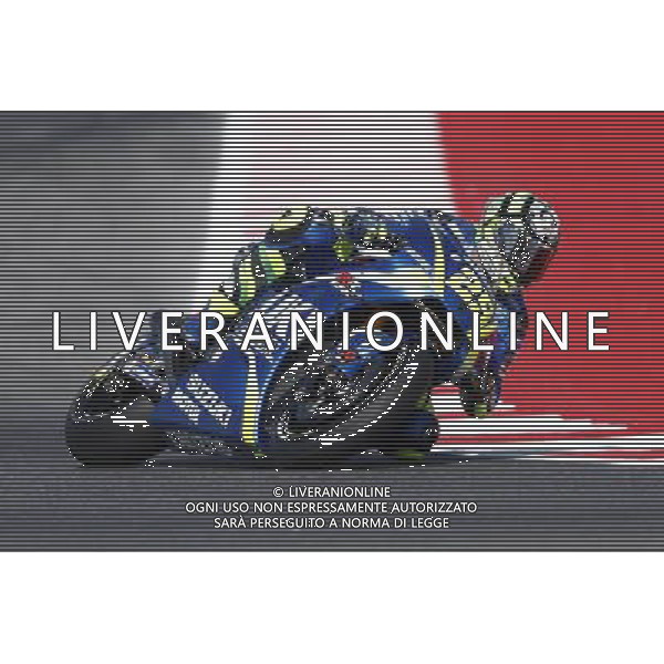 Motomondiale prove libere Gran Premio Tribul Mastercard di San Marino e della Riviera di Rimini 08/09/2017 nella foto: Iannone Andrea (Suzuki Ecstar) ©Claudio Zamagni/Agenzia Aldo Liverani Iannone Andrea (Suzuki Ecstar) during Free Practice MotoGP Tribul Mastercard of San Marino on September 08, 2017 at Misano World Circuit Marco Simoncelli Misano Adriatico Italy photo credit by Claudio Zamagni/Aldo Liverani Photo Agency 