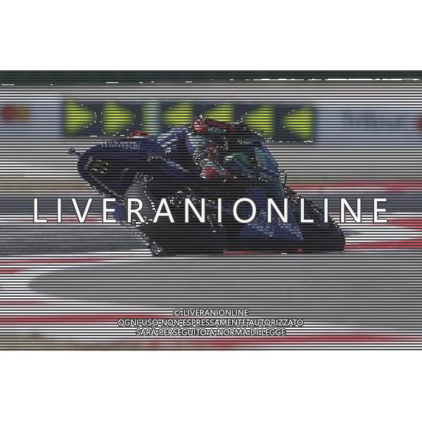 Motomondiale prove libere Gran Premio Tribul Mastercard di San Marino e della Riviera di Rimini 08/09/2017 nella foto: Maverick Vinales (Yamaha MotoGP Official Team) ©Claudio Zamagni/Agenzia Aldo Liverani Maverick Vinales (Yamaha MotoGP Official Team) during Free Practice MotoGP Tribul Mastercard of San Marino on September 08, 2017 at Misano World Circuit Marco Simoncelli Misano Adriatico Italy photo credit by Claudio Zamagni/Aldo Liverani Photo Agency 