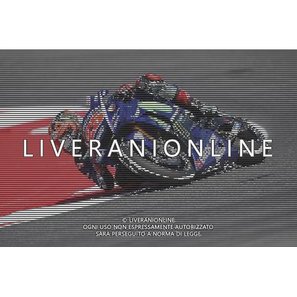 Motomondiale prove libere Gran Premio Tribul Mastercard di San Marino e della Riviera di Rimini 08/09/2017 nella foto: Maverick Vinales (Yamaha MotoGP Official Team) ©Claudio Zamagni/Agenzia Aldo Liverani Maverick Vinales (Yamaha MotoGP Official Team) during Free Practice MotoGP Tribul Mastercard of San Marino on September 08, 2017 at Misano World Circuit Marco Simoncelli Misano Adriatico Italy photo credit by Claudio Zamagni/Aldo Liverani Photo Agency 