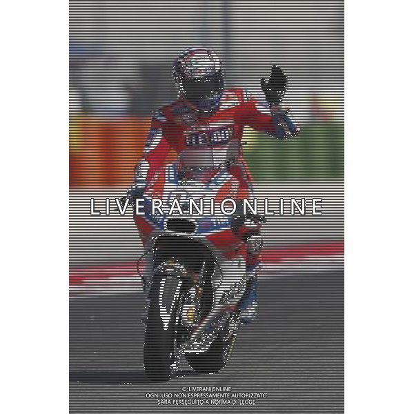 Motomondiale prove libere Gran Premio Tribul Mastercard di San Marino e della Riviera di Rimini 08/09/2017 nella foto: Andrea Dovizioso (Ducati Official Team) ©Claudio Zamagni/Agenzia Aldo Liverani Andrea Dovizioso (Ducati Official Team) during Free Practice MotoGP Tribul Mastercard of San Marino on September 08, 2017 at Misano World Circuit Marco Simoncelli Misano Adriatico Italy photo credit by Claudio Zamagni/Aldo Liverani Photo Agency 