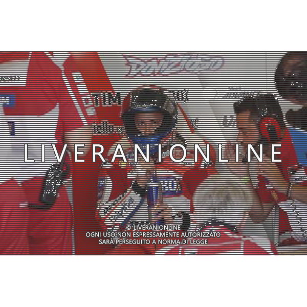 Motomondiale prove libere Gran Premio Tribul Mastercard di San Marino e della Riviera di Rimini 09/09/2017 nella foto: Andrea Dovizioso (Ducati Official Team) ©Claudio Zamagni/Agenzia Aldo Liverani Andrea Dovizioso (Ducati Official Team) during Free Practice MotoGP Tribul Mastercard of San Marino on September 09, 2017 at Misano World Circuit Marco Simoncelli Misano Adriatico Italy photo credit by Claudio Zamagni/Aldo Liverani Photo Agency 