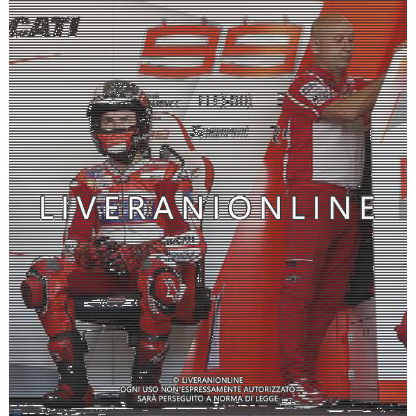 Motomondiale prove libere Gran Premio Tribul Mastercard di San Marino e della Riviera di Rimini 09/09/2017 nella foto: Jorge Lorenzo (Ducati Official Team) ©Claudio Zamagni/Agenzia Aldo Liverani Jorge Lorenzo (Ducati Official Team) during Free Practice MotoGP Tribul Mastercard of San Marino on September 09, 2017 at Misano World Circuit Marco Simoncelli Misano Adriatico Italy photo credit by Claudio Zamagni/Aldo Liverani Photo Agency 