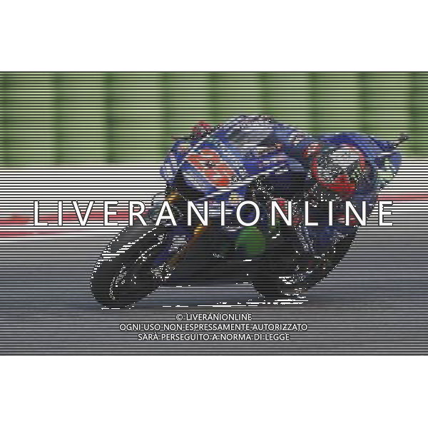 Motomondiale Qualifiche Gran Premio Tribul Mastercard di San Marino e della Riviera di Rimini 09/09/2017 nella foto: Maverick Vinales (Yamaha MotoGP Official Team) ©Claudio Zamagni/Agenzia Aldo Liverani Maverick Vinales (Yamaha MotoGP Official Team) during Qualifying MotoGP Tribul Mastercard of San Marino on September 09, 2017 at Misano World Circuit Marco Simoncelli Misano Adriatico Italy photo credit by Claudio Zamagni/Aldo Liverani Photo Agency 