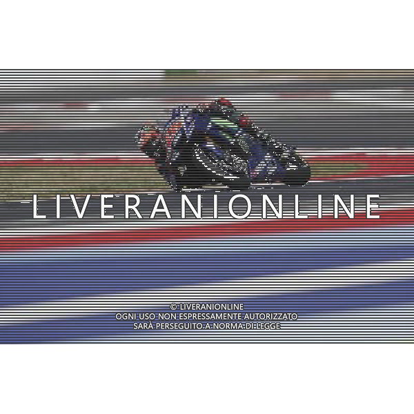 Motomondiale Qualifiche Gran Premio Tribul Mastercard di San Marino e della Riviera di Rimini 09/09/2017 nella foto: Maverick Vinales (Yamaha MotoGP Official Team) ©Claudio Zamagni/Agenzia Aldo Liverani Maverick Vinales (Yamaha MotoGP Official Team) during Qualifying MotoGP Tribul Mastercard of San Marino on September 09, 2017 at Misano World Circuit Marco Simoncelli Misano Adriatico Italy photo credit by Claudio Zamagni/Aldo Liverani Photo Agency 