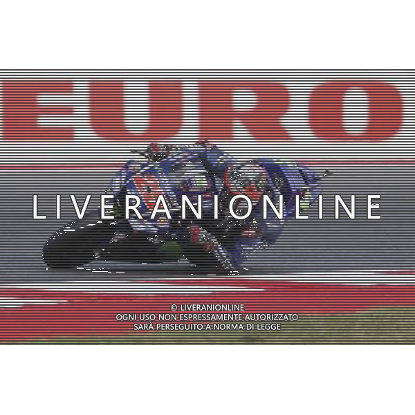Motomondiale Qualifiche Gran Premio Tribul Mastercard di San Marino e della Riviera di Rimini 09/09/2017 nella foto: Maverick Vinales (Yamaha MotoGP Official Team) ©Claudio Zamagni/Agenzia Aldo Liverani Maverick Vinales (Yamaha MotoGP Official Team) during Qualifying MotoGP Tribul Mastercard of San Marino on September 09, 2017 at Misano World Circuit Marco Simoncelli Misano Adriatico Italy photo credit by Claudio Zamagni/Aldo Liverani Photo Agency 