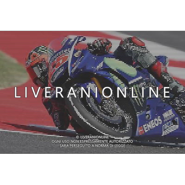 Motomondiale prove libere Gran Premio Tribul Mastercard di San Marino e della Riviera di Rimini 08/09/2017 nella foto: Maverick Vinales (Yamaha MotoGP Official Team) ©Claudio Zamagni/Agenzia Aldo Liverani Maverick Vinales (Yamaha MotoGP Official Team) during Free Practice MotoGP Tribul Mastercard of San Marino on September 08, 2017 at Misano World Circuit Marco Simoncelli Misano Adriatico Italy photo credit by Claudio Zamagni/Aldo Liverani Photo Agency 