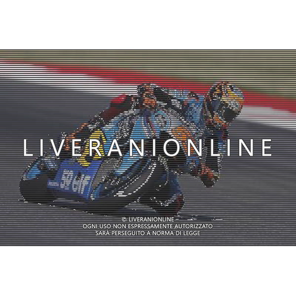 Motomondiale prove libere Gran Premio Tribul Mastercard di San Marino e della Riviera di Rimini 08/09/2017 nella foto: Marco Bezzecchi (Mahindra Cip-Unicom Starker) ©Claudio Zamagni/Agenzia Aldo Liverani Marco Bezzecchi (Mahindra Cip-Unicom Starker) during Free Practice MotoGP Tribul Mastercard of San Marino on September 08, 2017 at Misano World Circuit Marco Simoncelli Misano Adriatico Italy photo credit by Claudio Zamagni/Aldo Liverani Photo Agency 