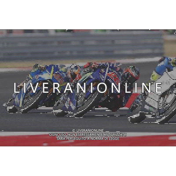 Motomondiale prove libere Gran Premio Tribul Mastercard di San Marino e della Riviera di Rimini 08/09/2017 nella foto: Maverick Vinales (Yamaha MotoGP Official Team) ©Claudio Zamagni/Agenzia Aldo Liverani Maverick Vinales (Yamaha MotoGP Official Team) during Free Practice MotoGP Tribul Mastercard of San Marino on September 08, 2017 at Misano World Circuit Marco Simoncelli Misano Adriatico Italy photo credit by Claudio Zamagni/Aldo Liverani Photo Agency 