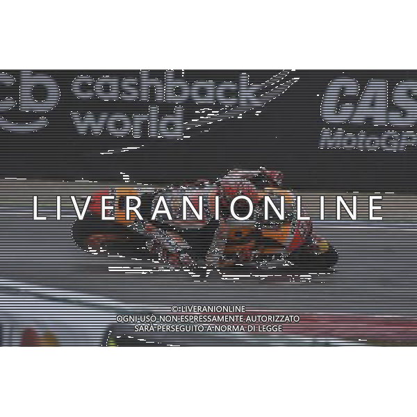 10.09.2017. Misano World Circuit, Misano, Italia. scivolata di Marc Marquez durante il warmup FOTO G.PIAZZOLLA-AG ALDO LIVERANI SAS