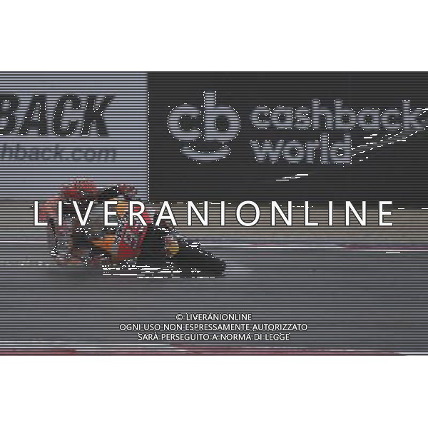 10.09.2017. Misano World Circuit, Misano, Italia. scivolata di Marc Marquez durante il warmup FOTO G.PIAZZOLLA-AG ALDO LIVERANI SAS