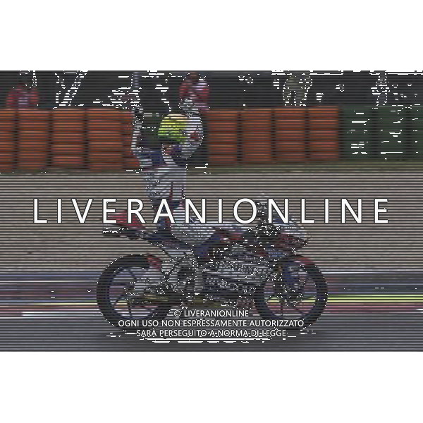 10.09.2017. Misano World Circuit, Misano, Italia. Romano Fenati celebra primo posto FOTO G.PIAZZOLLA-AG ALDO LIVERANI SAS