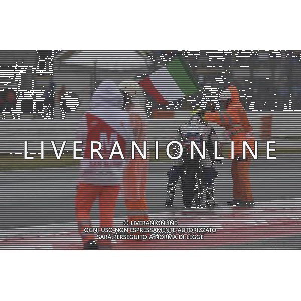 10.09.2017. Misano World Circuit, Misano, Italia. Romano Fenati celebra primo posto FOTO G.PIAZZOLLA-AG ALDO LIVERANI SAS