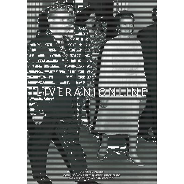 RETROSPETTIVA Nicolae CeauÈ™escu Ã¨ stato un politico rumeno. Segretario generale del Partito Comunista Romeno dal 1965, Ã¨ stato l\'ultimo Presidente della Repubblica Socialista di Romania come Presidente del Consiglio NELLA FOTO NICOLAE CEAUSESCU CON LA MOGLIE ELENA CEAUSESCU AG ALDO LIVERANI SAS