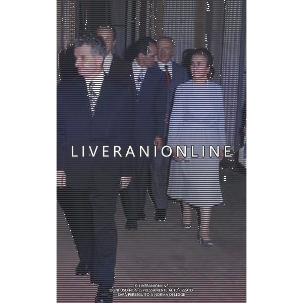 RETROSPETTIVA Nicolae CeauÈ™escu Ã¨ stato un politico rumeno. Segretario generale del Partito Comunista Romeno dal 1965, Ã¨ stato l\'ultimo Presidente della Repubblica Socialista di Romania come Presidente del Consiglio NELLA FOTO NICOLAE CEAUSESCU CON LA MOGLIE ELENA CEAUSESCU AG ALDO LIVERANI SAS