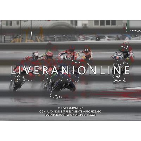 Misano Adriatico ( RN ) 10/09/2017 Misano World Circuit Marco Simoncelli. Gran Premio Tribul Mastercard di San Marino e della Riviera di Rimini 2017 - MOTOGP Nella foto: Moto in gruppo durante la gara PH Lauro Montagnini AG ALDO LIVERANI SAS