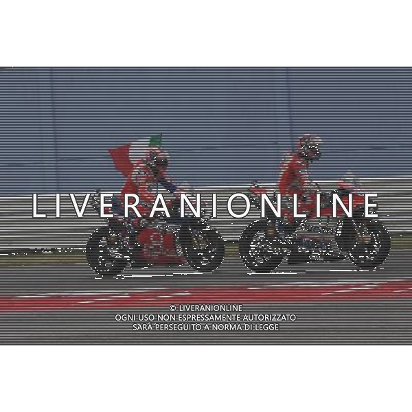 Misano Adriatico ( RN ) 10/09/2017 Misano World Circuit Marco Simoncelli. Gran Premio Tribul Mastercard di San Marino e della Riviera di Rimini 2017 - MOTOGP Nella foto: Danilo Petrucci ( ITA ) su DUCATI e Andrea Dovizioso ( ITA ) su DUCATI PH Lauro Montagnini AG ALDO LIVERANI SAS