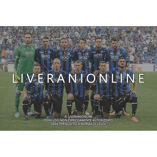 UEFA Europa League 2017/2018 Gruppo E Reggio Emilia - 14.09.2017 Atalanta-Everton Nella Foto:atalanta squadra formazione berisha,toloi,cristante,masiello,palomino,gomez,freuler,de roon,castagne,petagna,hateboer /Ph.Vitez-Ag. Aldo Liverani