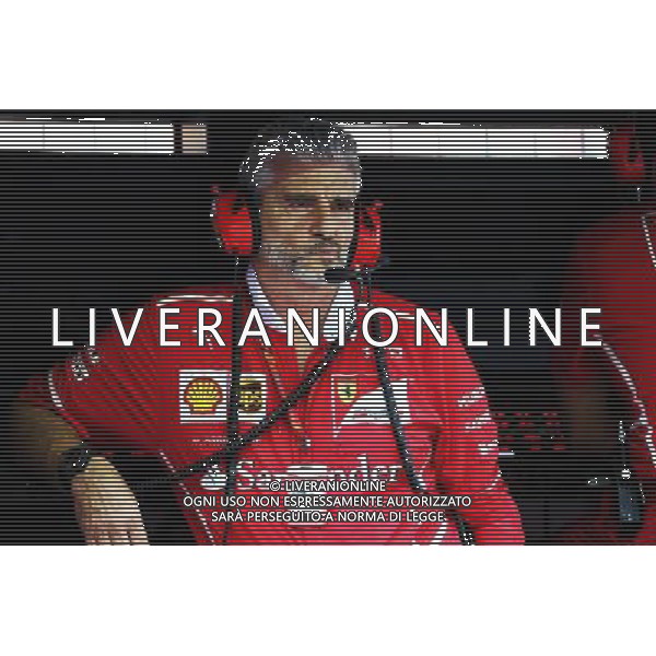 Maurizio Arrivabene (ITA) Ferrari Team Principal. 15.09.2017. Formula 1 World Championship, Rd 14, Singapore Grand Prix, Marina Bay Street Circuit, Singapore, Practice Day. AG ALDO LIVERANI SAS ONLY ITALY