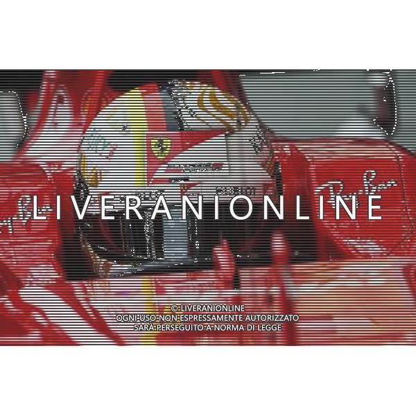 Sebastian Vettel (GER) Ferrari SF70H. 15.09.2017. Formula 1 World Championship, Rd 14, Singapore Grand Prix, Marina Bay Street Circuit, Singapore, Practice Day. AG ALDO LIVERANI SAS ONLY ITALY