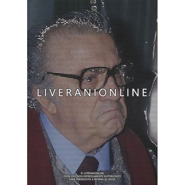 Federico Fellini regista, sceneggiatore, scrittore e fumettista italiano - Retrospettiva nella foto nel 1981 © Archivio / AGENZIA ALDO LIVERANI SAS 