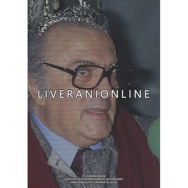 Federico Fellini regista, sceneggiatore, scrittore e fumettista italiano - Retrospettiva nella foto nel 1981 © Archivio / AGENZIA ALDO LIVERANI SAS 