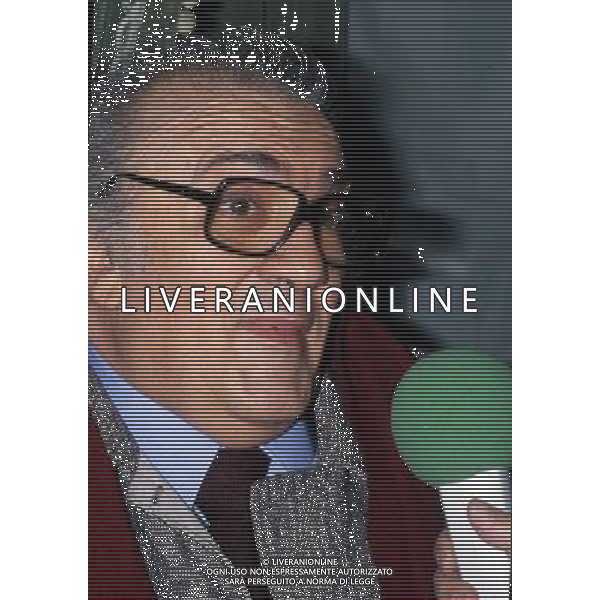 Federico Fellini regista, sceneggiatore, scrittore e fumettista italiano - Retrospettiva nella foto nel 1981 © Archivio / AGENZIA ALDO LIVERANI SAS 