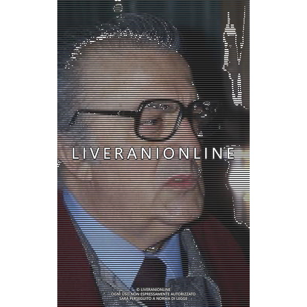 Federico Fellini regista, sceneggiatore, scrittore e fumettista italiano - Retrospettiva nella foto nel 1981 © Archivio / AGENZIA ALDO LIVERANI SAS 