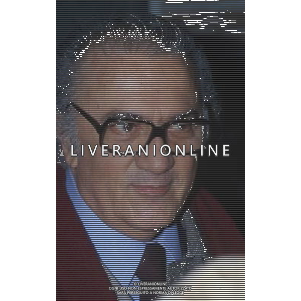 Federico Fellini regista, sceneggiatore, scrittore e fumettista italiano - Retrospettiva nella foto nel 1981 © Archivio / AGENZIA ALDO LIVERANI SAS 