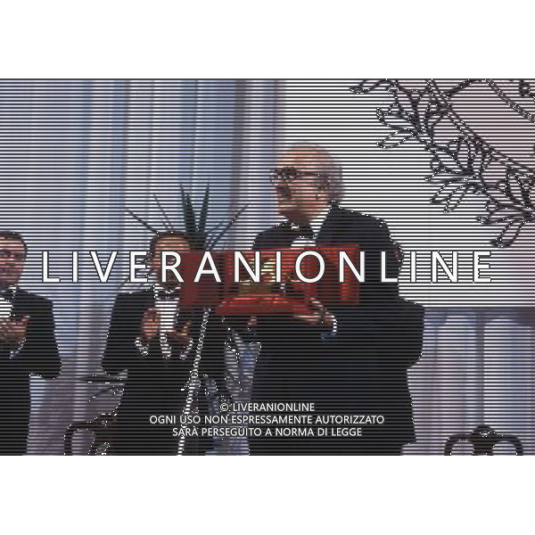 Federico Fellini regista, sceneggiatore, scrittore e fumettista italiano - Retrospettiva nella foto nel 1985 © Archivio / AGENZIA ALDO LIVERANI SAS 