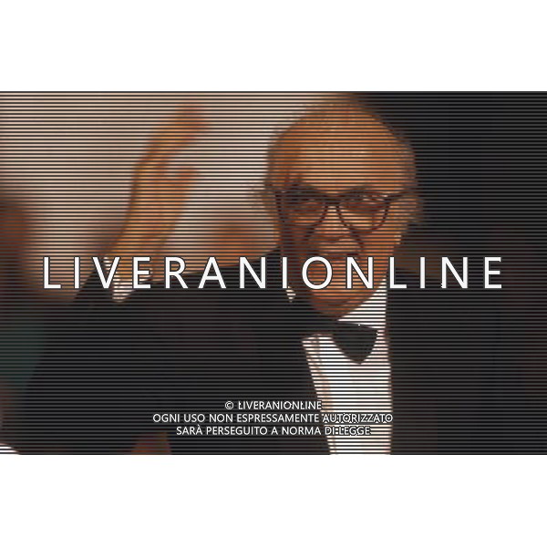 Federico Fellini regista, sceneggiatore, scrittore e fumettista italiano - Retrospettiva nella foto nel 1990 © Archivio / AGENZIA ALDO LIVERANI SAS 