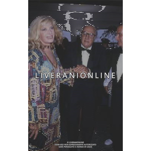 Federico Fellini regista, sceneggiatore, scrittore e fumettista italiano - Retrospettiva nella foto con Monica Vitti e Paolo Portoghesi nel 1990 © Archivio / AGENZIA ALDO LIVERANI SAS 