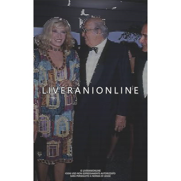 Federico Fellini regista, sceneggiatore, scrittore e fumettista italiano - Retrospettiva nella foto con Monica Vitti e Paolo Portoghesi nel 1990 © Archivio / AGENZIA ALDO LIVERANI SAS 