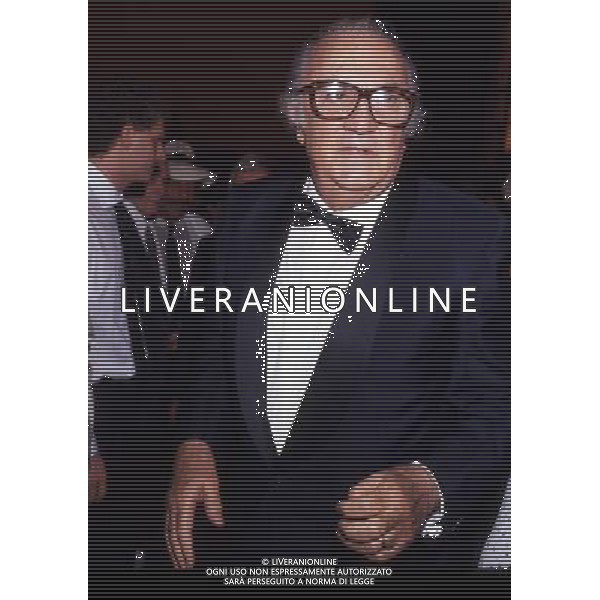 Federico Fellini regista, sceneggiatore, scrittore e fumettista italiano - Retrospettiva Â© Archivio / AGENZIA ALDO LIVERANI SAS 