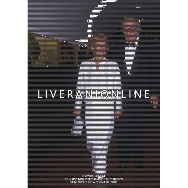 Federico Fellini regista, sceneggiatore, scrittore e fumettista italiano - Retrospettiva nella foto con la moglie Giulietta Masina nel 1985 © Archivio / AGENZIA ALDO LIVERANI SAS 