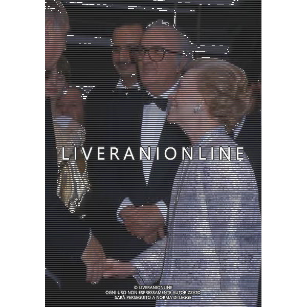 Federico Fellini regista, sceneggiatore, scrittore e fumettista italiano - Retrospettiva nella foto con la moglie Giulietta Masina nel 1987 © Archivio / AGENZIA ALDO LIVERANI SAS 