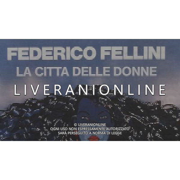 Federico Fellini regista, sceneggiatore, scrittore e fumettista italiano - Retrospettiva nella foto La Locandina del film \' La citta\' delle donne \' del 1980 © Archivio / AGENZIA ALDO LIVERANI SAS 