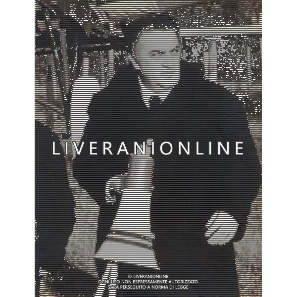Federico Fellini regista, sceneggiatore, scrittore e fumettista italiano - Retrospettiva nella foto sul set © Archivio / AGENZIA ALDO LIVERANI SAS 