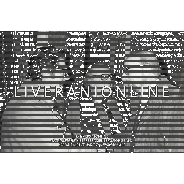 Federico Fellini regista, sceneggiatore, scrittore e fumettista italiano - Retrospettiva nella foto con Marcello Mastroianni a Milano nel 1980 © Archivio / AGENZIA ALDO LIVERANI SAS 