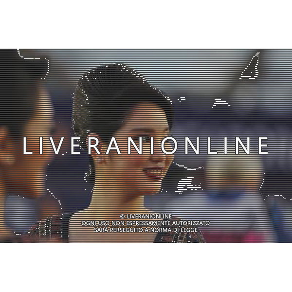 Grid girl on the drivers parade. 17.09.2017. Formula 1 World Championship, Rd 14, Singapore Grand Prix, Marina Bay Street Circuit, Singapore, Race Day. AG ALDO LIVERANI SAS ONLY ITALY