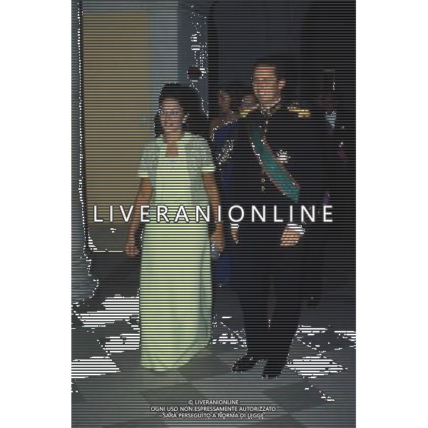 RETROSPETTIVA GIOVANNI LEONE POLITICO E PRESIDENTE DELLA REPUBBLICA ITALIANA NELLA FOTO GIOVANNI LEONE LA MOGLIE VITTORIA MICCHITTO AG ALDO LIVERANI SAS