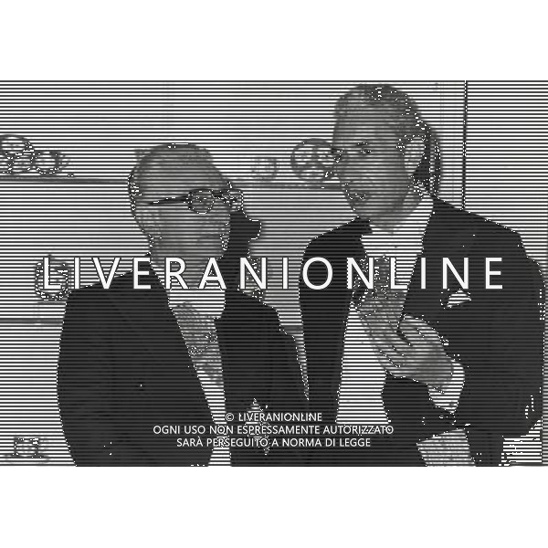 RETROSPETTIVA GIOVANNI LEONE POLITICO E PRESIDENTE DELLA REPUBBLICA ITALIANA NELLA FOTO GIOVANNI LEONE CON ALDO MORO AG ALDO LIVERANI SAS
